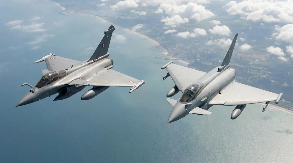 Which European Fighter Jet Is Better? Rafale RBE2 AESA radar