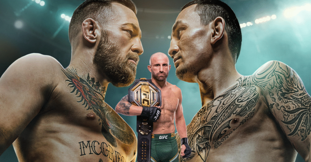 Alexander Volkanovski, Conor McGregor, Max Holloway