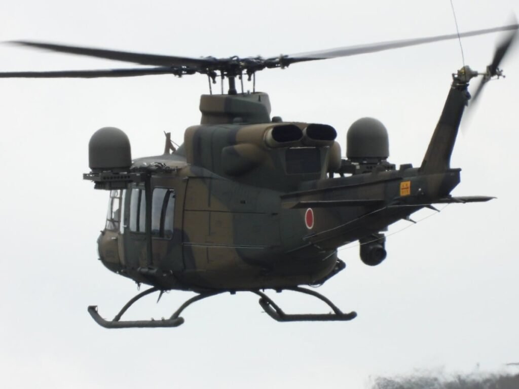 Aviation watcher spotted mystery upgrade on Japanese military helicopter