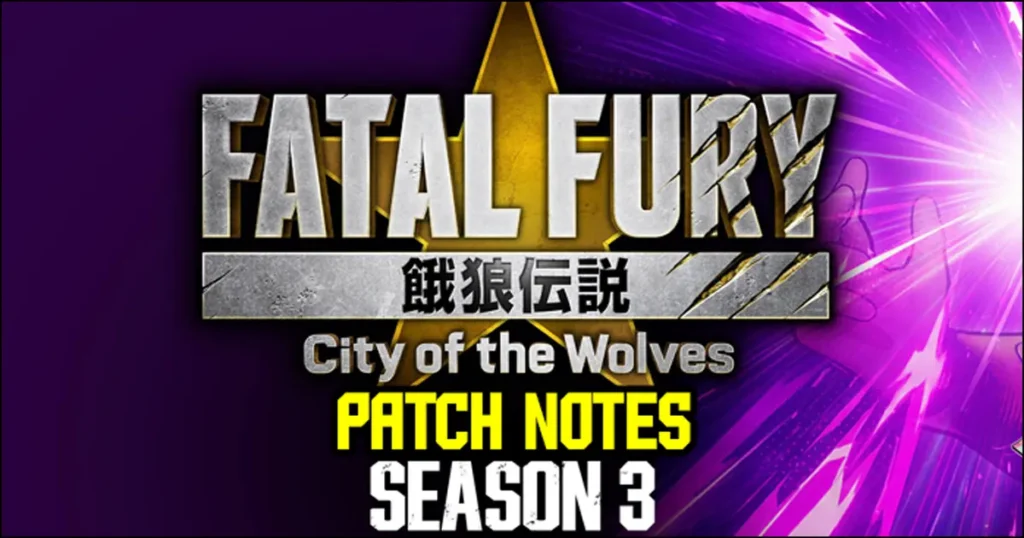 City of the Wolves Season 3 patch notes