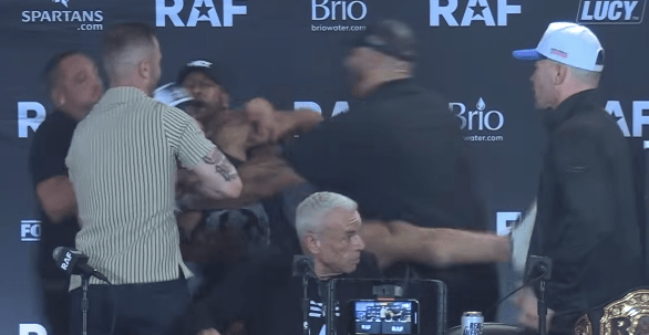 Colby Covington reacts to ‘unprofessional little clown’ Belal Muhammad starting melee at RAF 11 post-fight press conference Colby Covington reacts to ‘unprofessional little clown’ Belal Muhammad starting melee at RAF 11 post-fight press conference