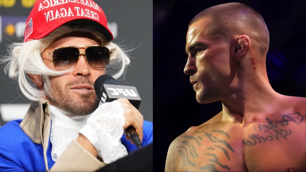 Colby Covington and Dustin Poirier
