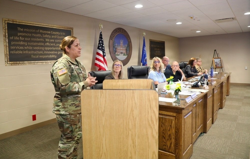 DVIDS – News – Fort McCoy Garrison commander presents Monroe County leaders with Garrison Certificates of Appreciation during Board of Supervisors meeting Fort McCoy Garrison commander presents Monroe County leaders with Garrison Certificates of Appreciation during Board of Supervisors meeting