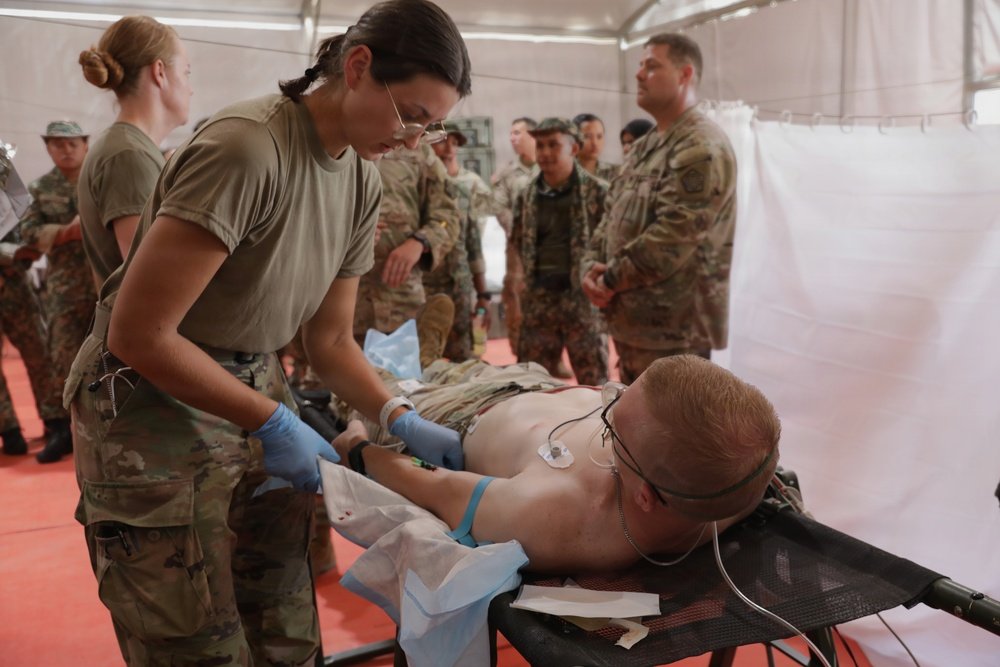 DVIDS – News – U.S. and Malaysian soldiers conduct joint walking blood bank training Walking Blood Bank Training