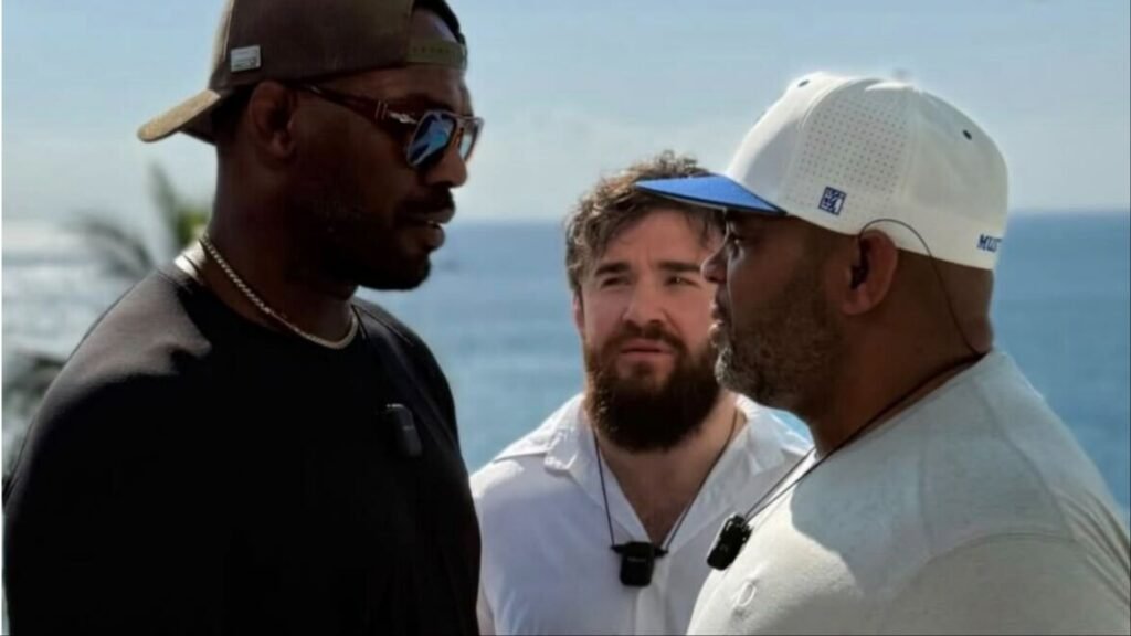 Daniel Cormier accuses Jon Jones of turning down $1 million+ wrestling match: ‘He won’t do it!’ Jon Jones and Daniel Cormier face off ahead of ALF Reality 3