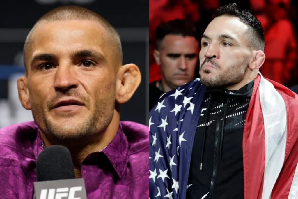 Dustin Poirier baffled by Michael Chandler’s welterweight tease: “I want to know what he’s fighting for” Dustin Poirier prefers to see Michael Chandler retire than move up to welterweight