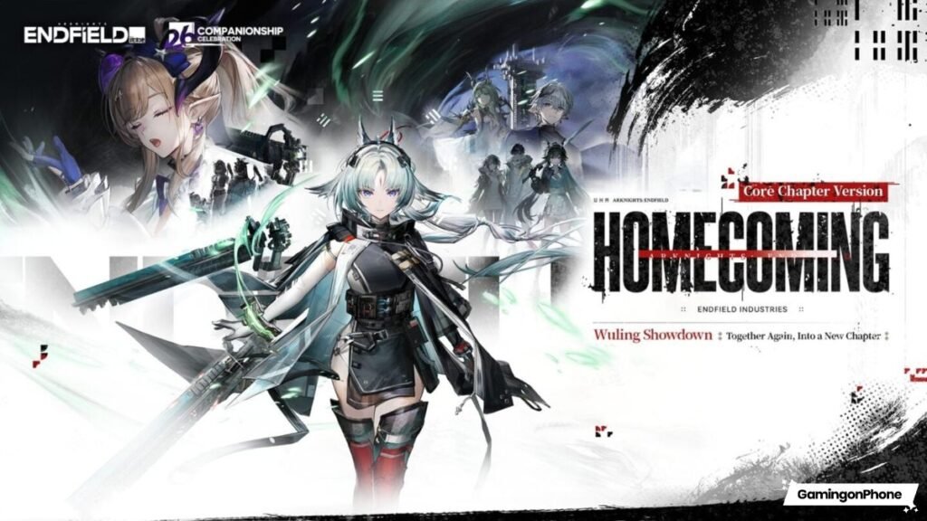 Endfield Version 1.4 “Homecoming” brings new Operators, regions, industrial systems, events, and more Arknights: Endfield Homecoming Update Cover