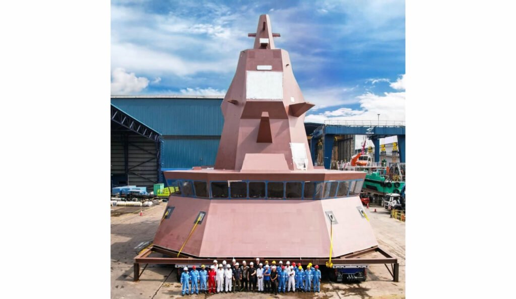 First composite superstructure for Singapore's MRCV breaks cover