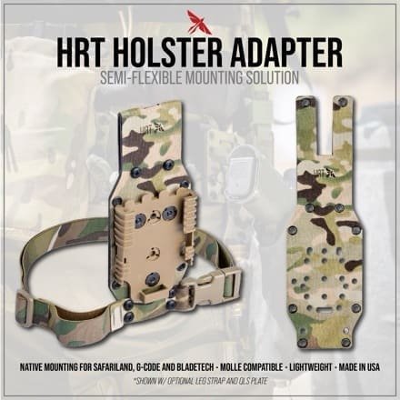 HRT Tactical Gear Releases the HRT Holster Adapter: A Semi-Flexible Mounting Platform That Moves With You, Not Hinders You HRT Tactical Gear Releases the HRT Holster Adapter: A Semi-Flexible Mounting Platform That Moves With You, Not Hinders You