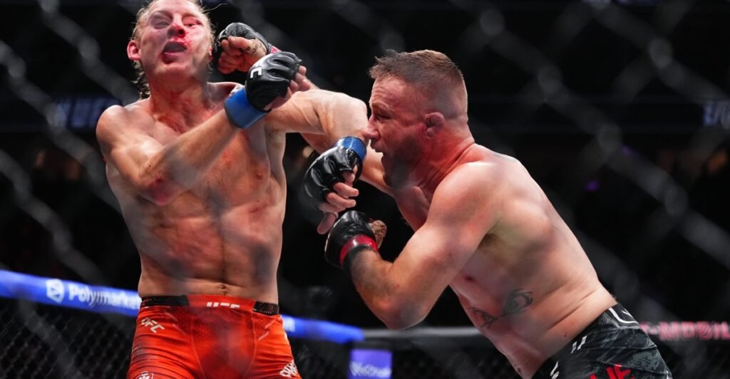 Ilia Topuria beats up ‘goofy’ Paddy Pimblett 97 times out of 100, per Justin Gaethje | UFC 329
