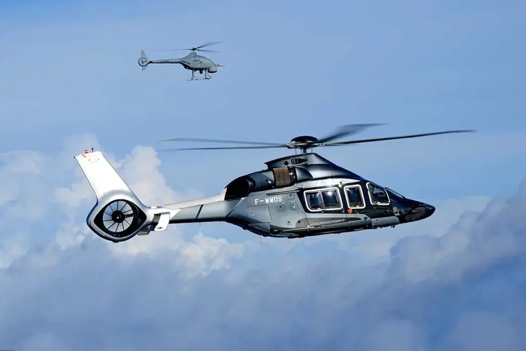 H160 and VSR700 in joint operation [Photo © Airbus]