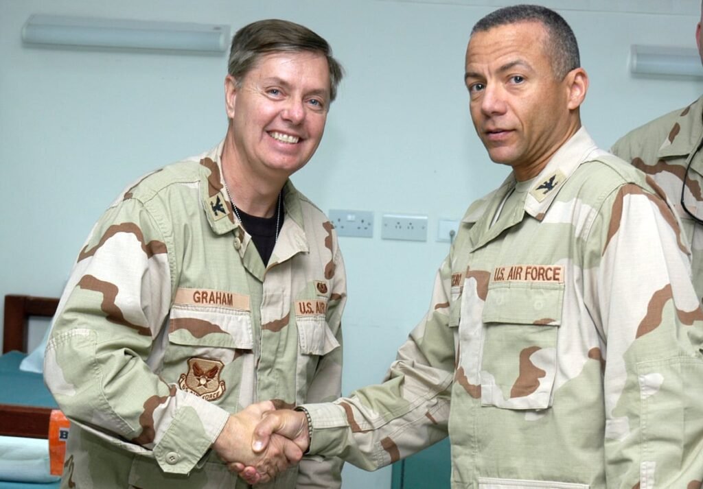 Lindsey Graham, senator and retired Air Force Reserve colonel, remembered for relishing challenges of public life