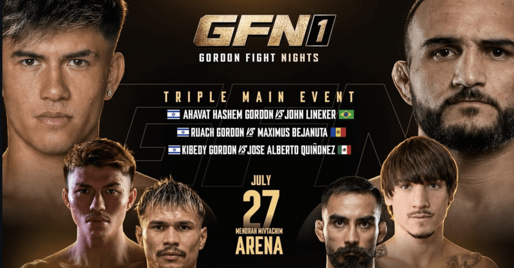 Lineker vs. Gordon: GFN 1 Fight Card, Start Time & Stream