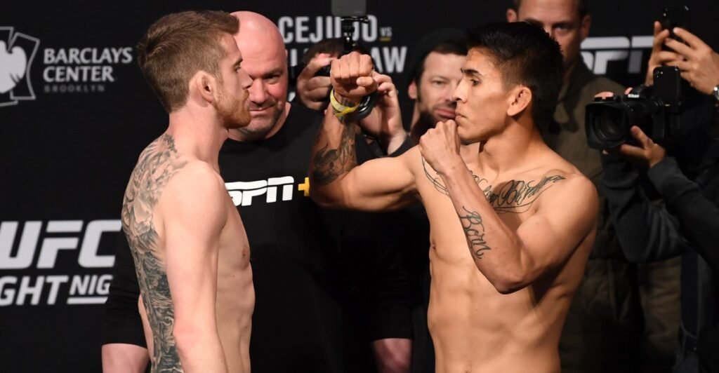 Mario Bautista reminded about past loss against Cory Sandhagen after UFC tagged him in submission video Mario Bautista reminded about past loss against Cory Sandhagen after UFC tagged him in submission video