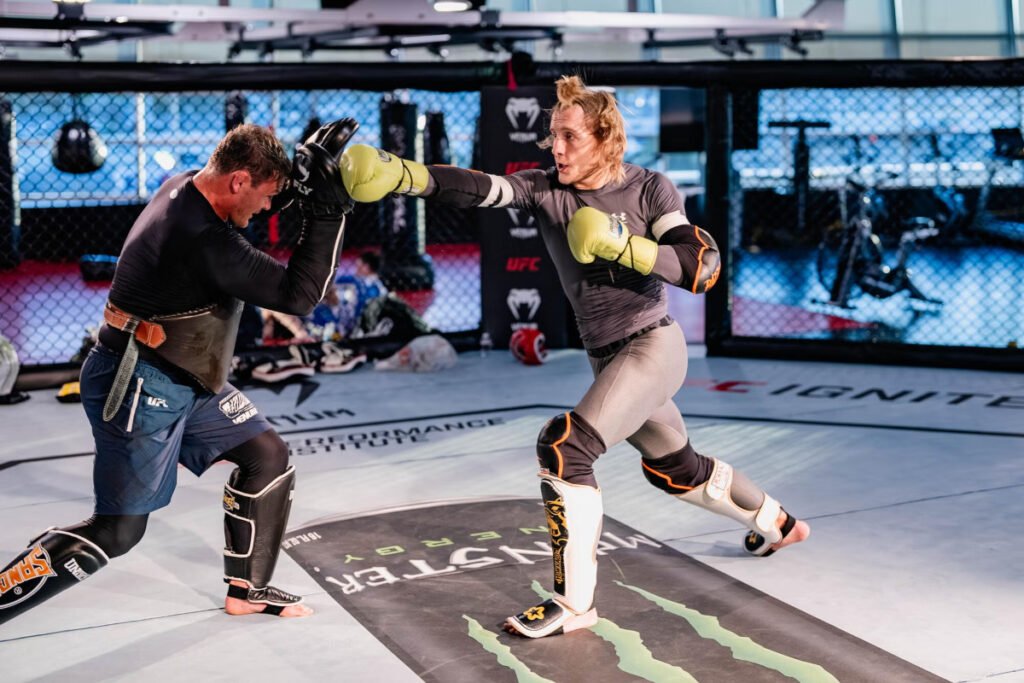 Paddy Pimblett has glaring advantage over Benoit Saint Denis, says respected coach: “A little too suspect” Paddy Pimblett training ahead of UFC fight