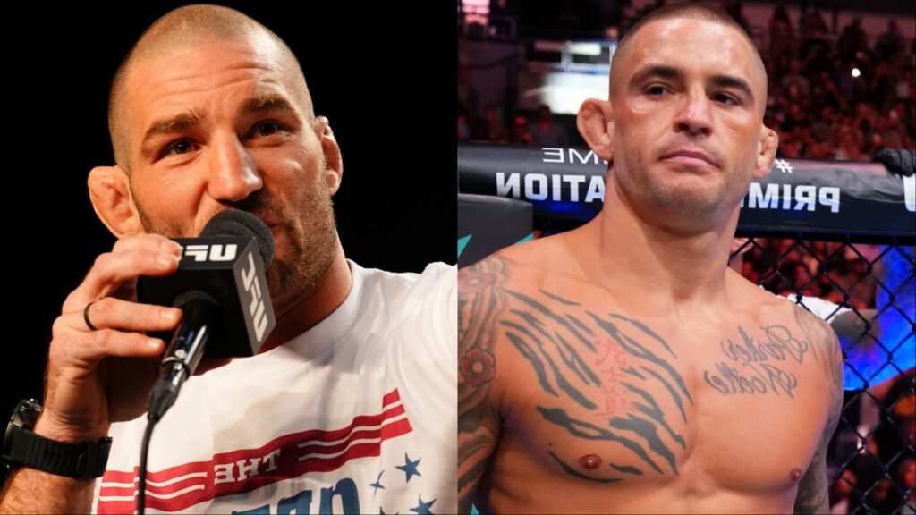 Sean Strickland apologizes to Dustin Poirier after mocking depression admission Sean Strickland and Dustin Poirier