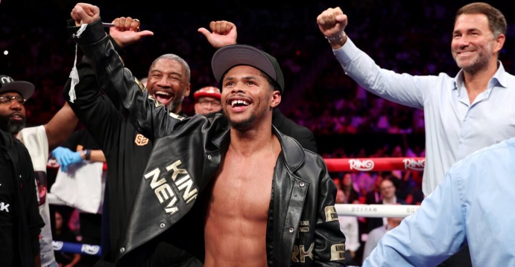 Shakur Stevenson reacts to viral Shannon Sharpe interview, Eddie Hearn spoiling Zuffa Boxing signing