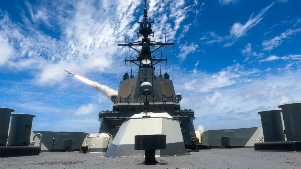 Spanish F-101 Frigate Launches Harpoon Missile at RIMPAC 2026 Exercise F-101-Frigate-Launches-Harpoon-Missile
