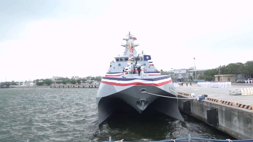 Taiwan Navy Commissions the First Tuo Chiang-class Batch 2 Catamaran Corvette