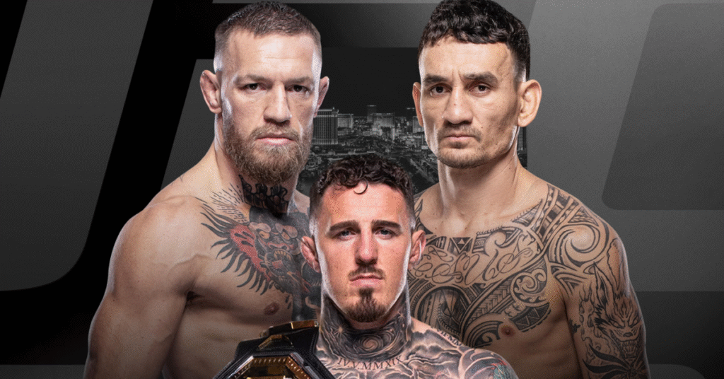Tom Aspinall Reveals Why He Believes Conor McGregor Beats Max Holloway At UFC 329 Tom Aspinall, Conor McGregor, Max Holloway