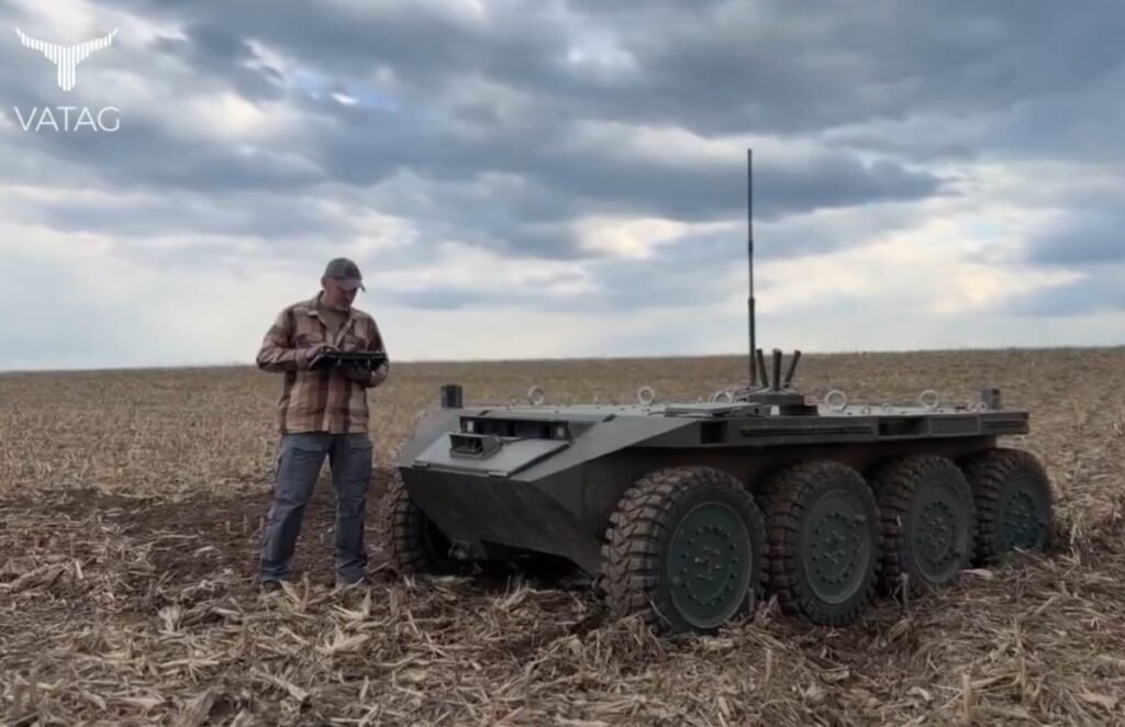 Ukrainian company demonstrates its heavy UGV capabilities Ukrainian company demonstrates its heavy UGV capabilities