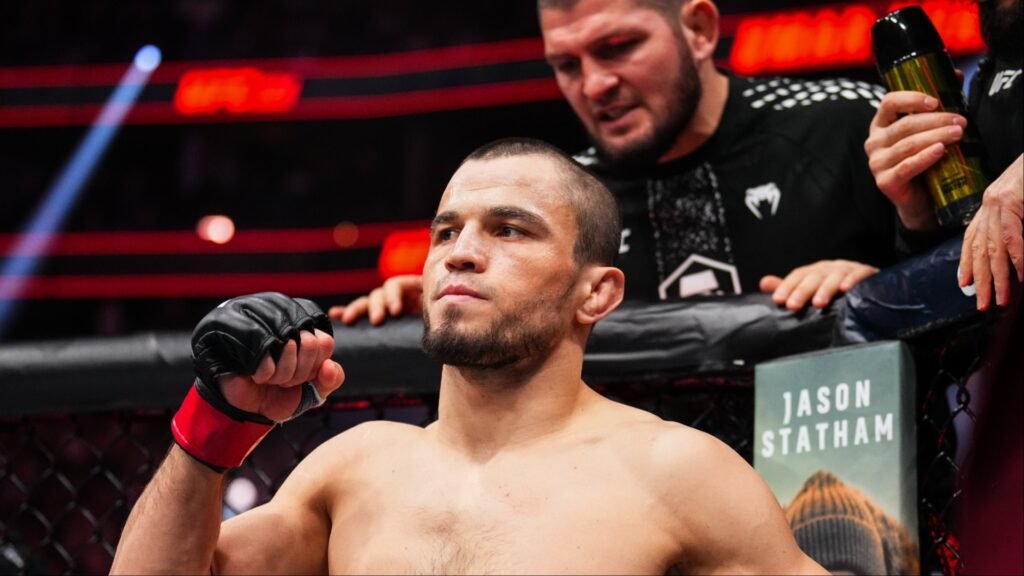 Umar Nurmagomedov headlines UFC Shanghai after six-month bantamweight absence Umar Nurmagomedov is introduced with Khabib Nurmagomedov in his corner