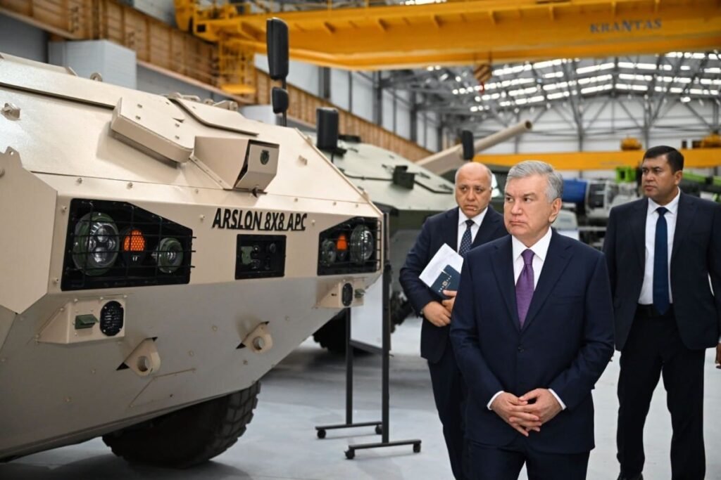 Uzbekistan shows off armored vehicles designed by its own engineers