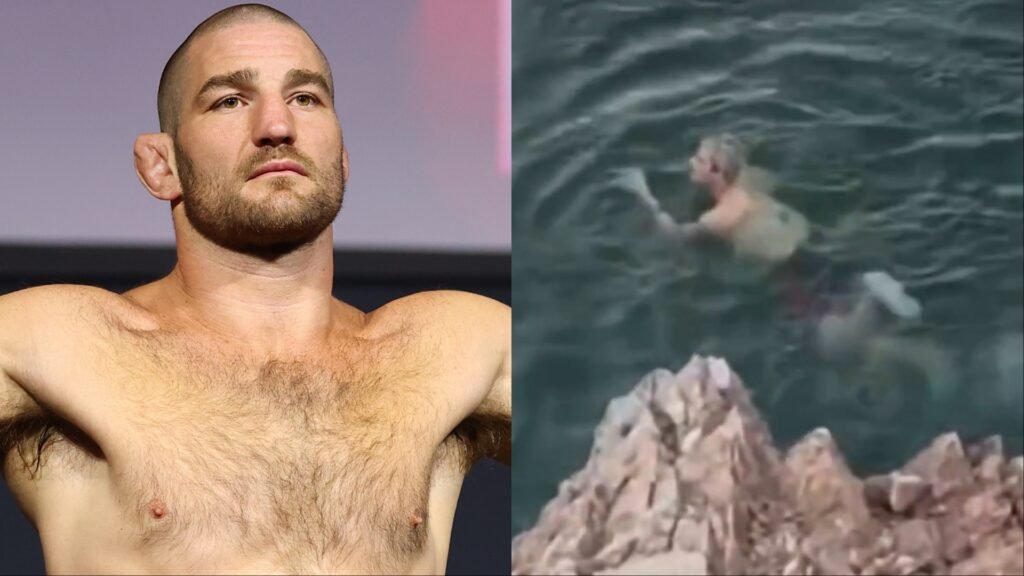 VIDEO | Sean Strickland saves man from drowning after cliff jump Sean Strickland saves a man from drowning