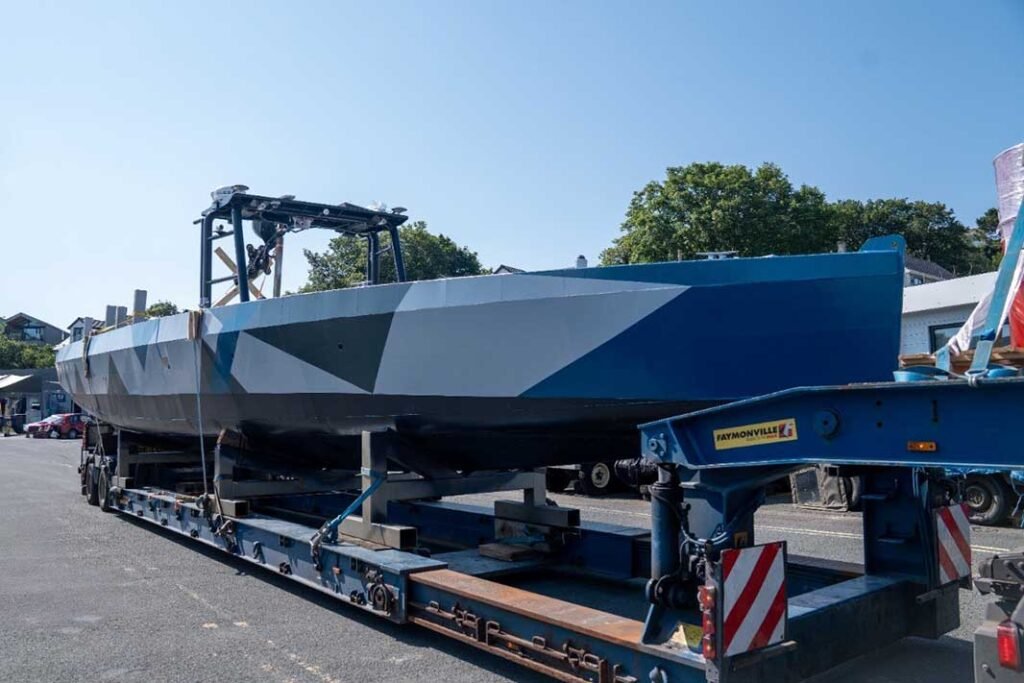 ZeroUSV welcomes Oceanus17 at Trunchapel Wharf, Plymouth [Photo © ZeroUSV]