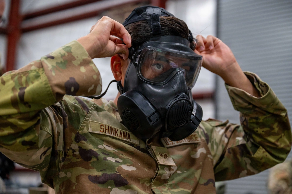 Airmen, Guardians Must Undergo Gas Mask Seal Tests, Training Airmen, Guardians Must Undergo Gas Mask Seal Tests, Training