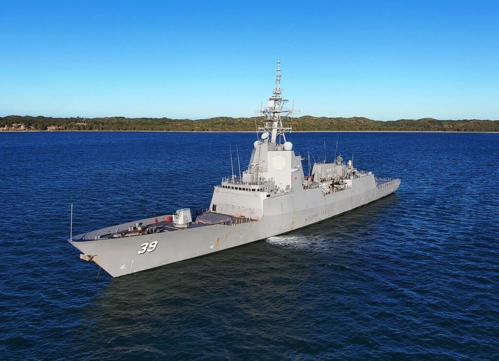 Australia completes first Hobart-class destroyer upgrade yard phase Asian Military Review magazine
