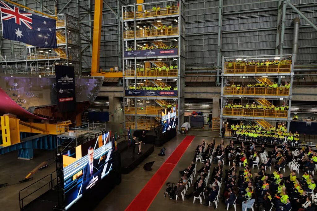 Australia lays keel on first Hunter-class ASW frigate Armada International source for Defence Technology Analysis