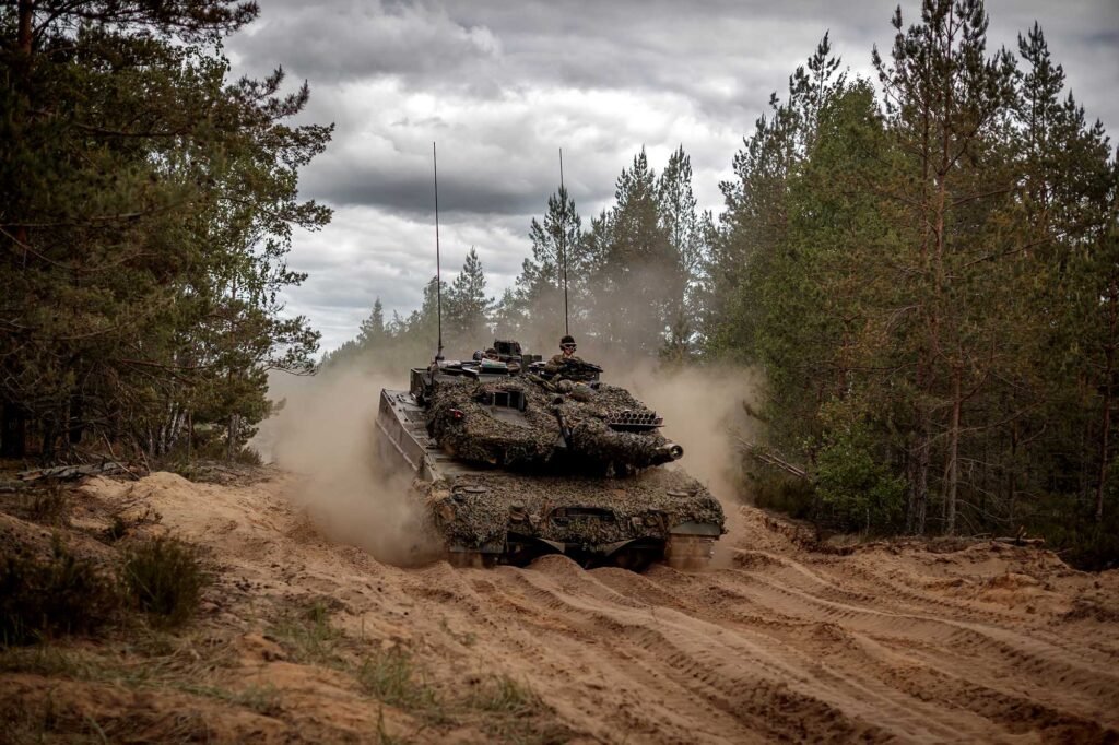 Availability of Systems in Europe’s Defence Acceleration Bundeswehr Leopard 2 of Panzer Battalion 203 participating in Operation Freedom Shield in Lithuania in May 2026. Managing the operational availability of sophisticated weapon systems in defence is essential. (Image: Bundeswehr/Marco Dorow)