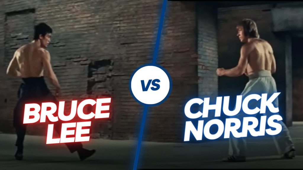 Bruce Lee vs. Chuck Norris – The Unmatched Martial Titans! Bruce Lee vs. Chuck Norris - The Unmatched Martial Titans!