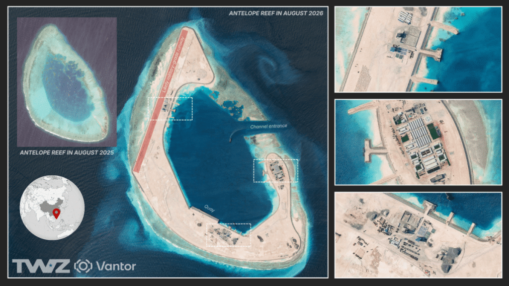 China’s Massive New Artificial Island In The South China Sea Emerges, Primed For Militarization China’s Massive New Artificial Island In The South China Sea Emerges, Primed For Militarization