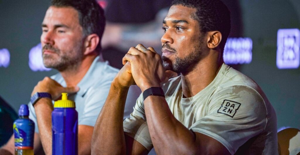 Eddie Hearn threatens to sue Dana White over Joshua vs. Fury interference