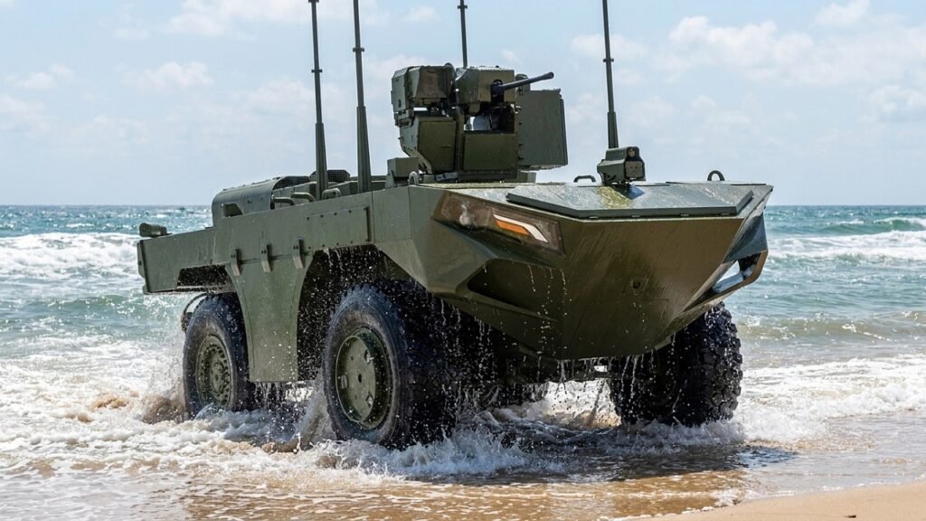 FNSS Unveils U -MAV Multi-Purpose Modular Unmanned Amphibious Vehicle Armada International source for Defence Technology Analysis