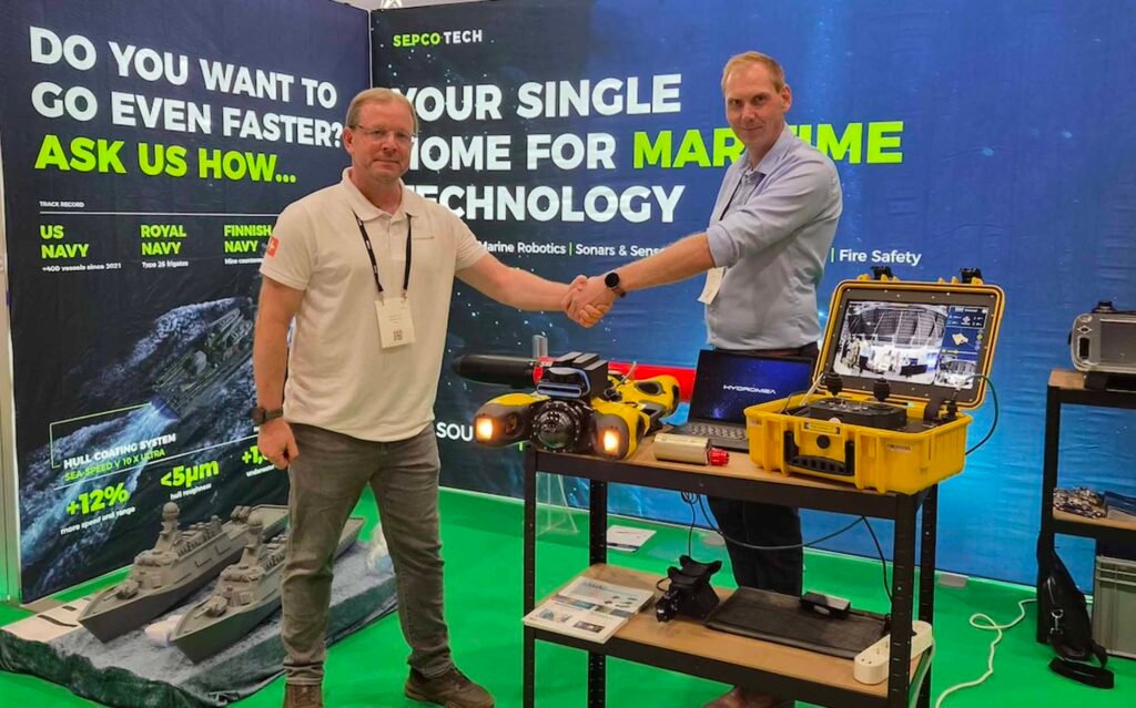 Hydromea and SepcoTech Partner to Bring EXRAY™ Inspection Robotics to the Scandinavian Naval Market. (Photo: Hydromea)