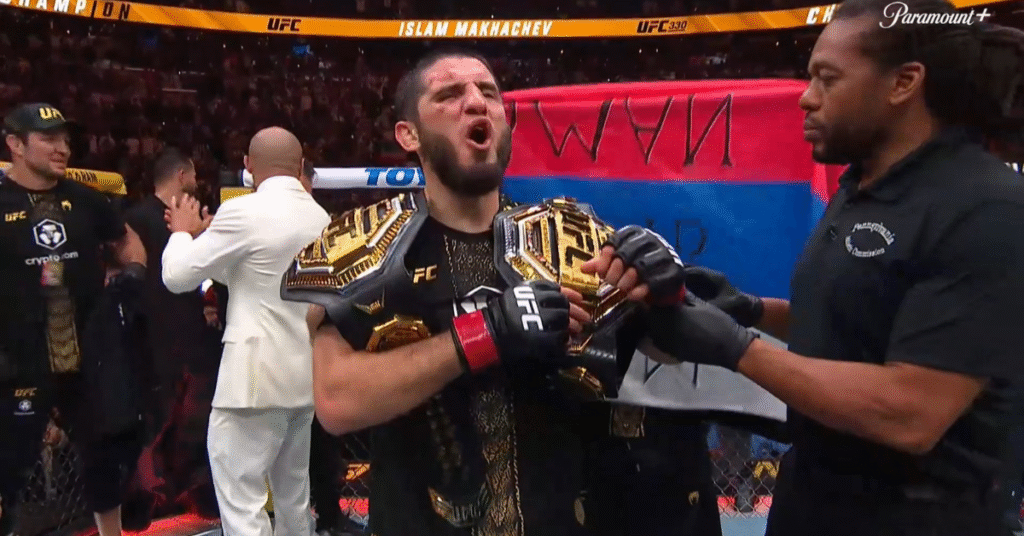 Islam Makhachev Gets Bloodied But Seals Decision Win To Defend Welterweight Title At UFC 330 Islam Makhachev