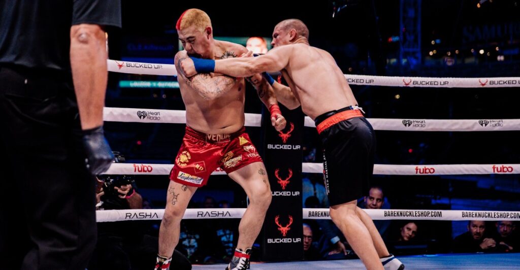 Joe Lauzon wins bare-knuckle debut after scoring 5 brutal knockdowns Joe Lauzon wins bare-knuckle debut after scoring 5 brutal knockdowns