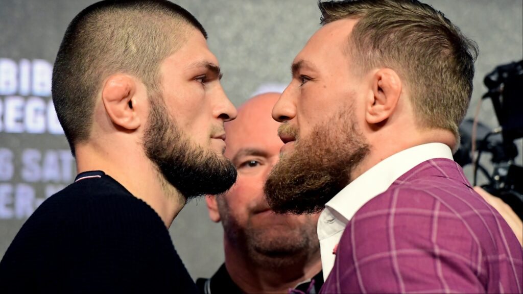 Khabib Nurmagomedov shares father’s life-changing advice before Conor McGregor showdown Khabib Nurmagomedov and Conor McGregor face off ahead of UFC 229