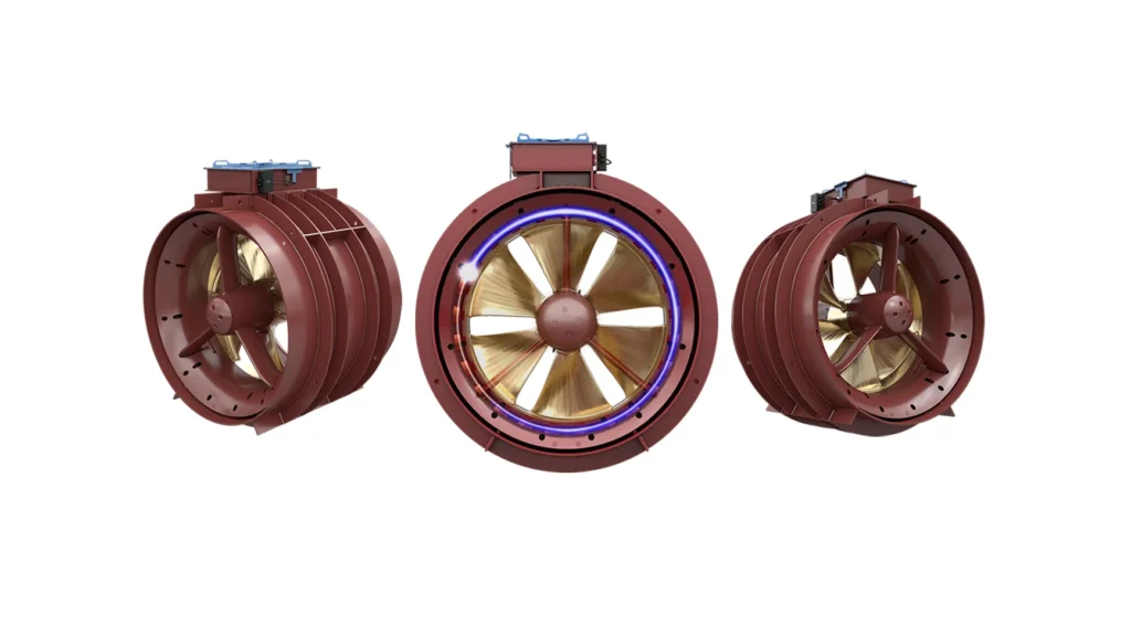Kongsberg Maritime’s Rim-Drive Tunnel thruster. (Photo © Kongsberg Maritime)