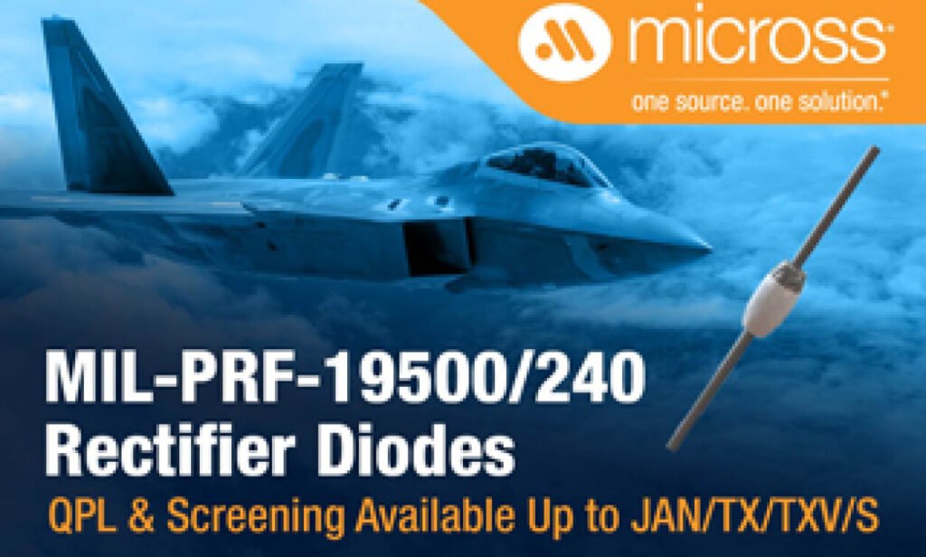 MIL-PRF-19500/240 Rectifier Diodes – Military Embedded Systems MIL-PRF-19500/240 Rectifier Diodes - Military Embedded Systems