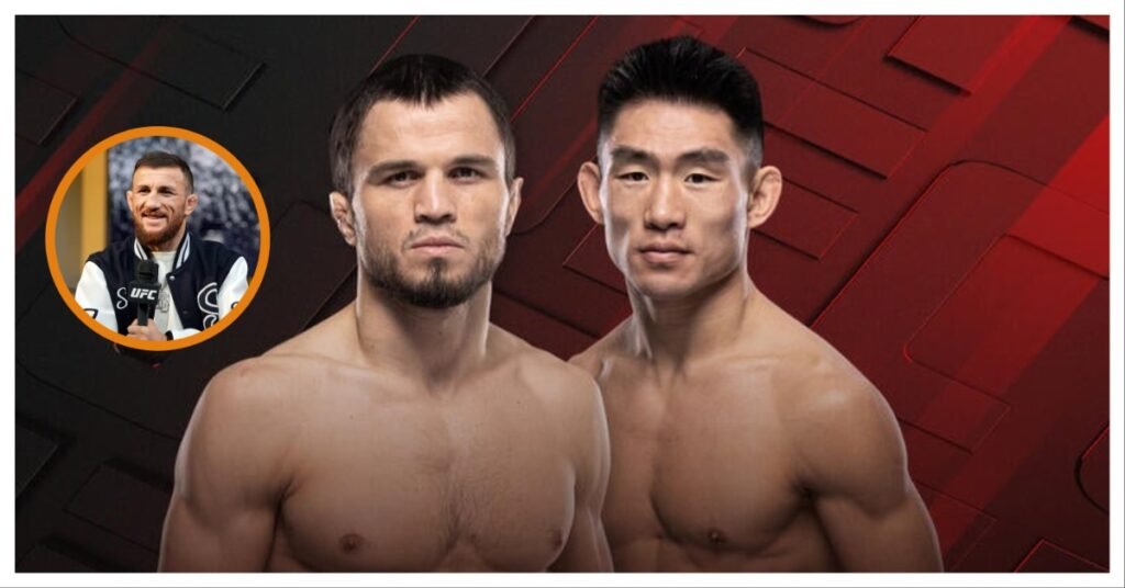 Merab Dvalishvili Shares Prediction For UFC Shanghai Main Event Between Umar Nurmagomedov And Song Yadong Merab Dvalishvili prediction Umar Nurmagomedov vs. Song Yadong