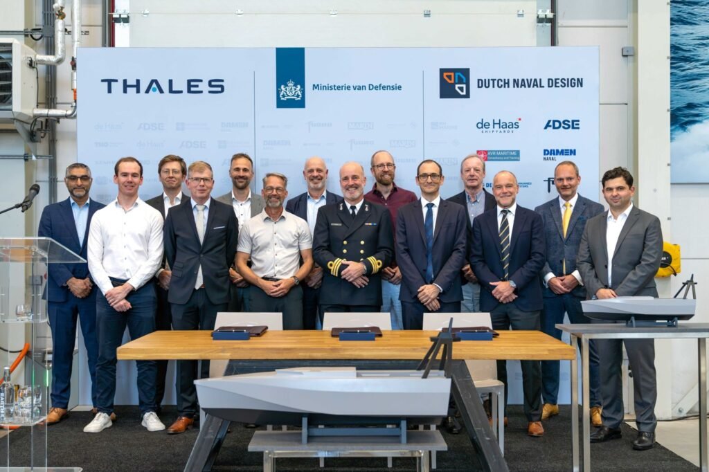 Netherlands Commences USV Design for New ASW Frigates with Thales FLASH Sonar Netherlands Commences USV Design for New ASW Frigates with Thales FLASH Sonar