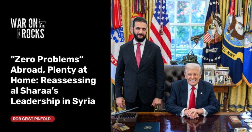 Reassessing al Sharaa’s Leadership in Syria Reassessing al Sharaa’s Leadership in Syria