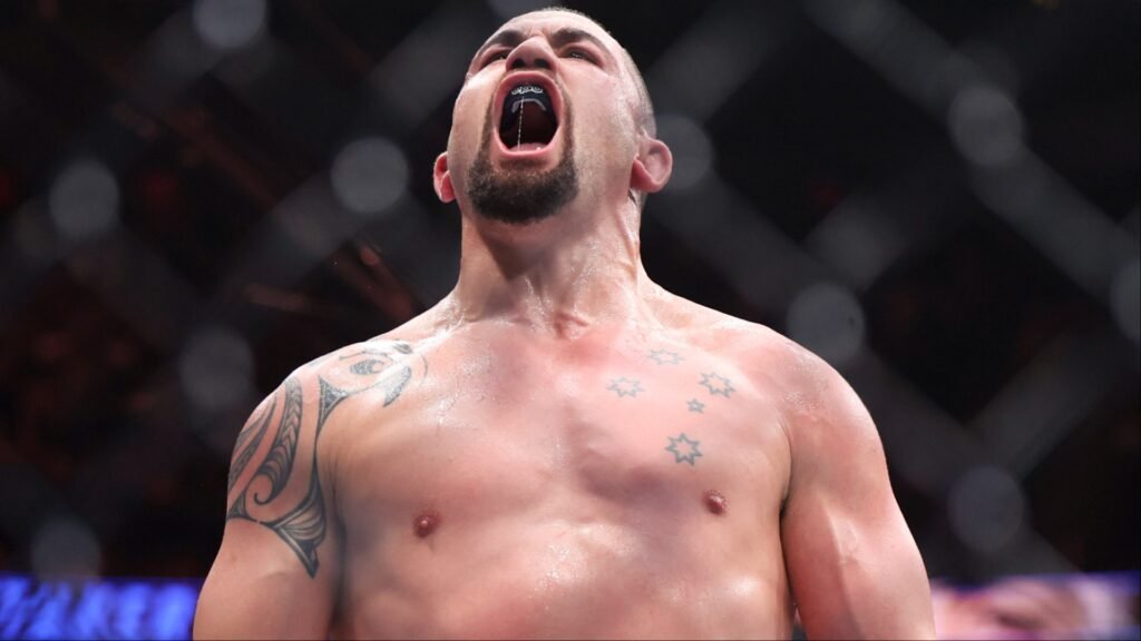 Robert Whittaker called out by former UFC champ for light heavyweight return Robert Whittaker celebrates after a win at UFC 329
