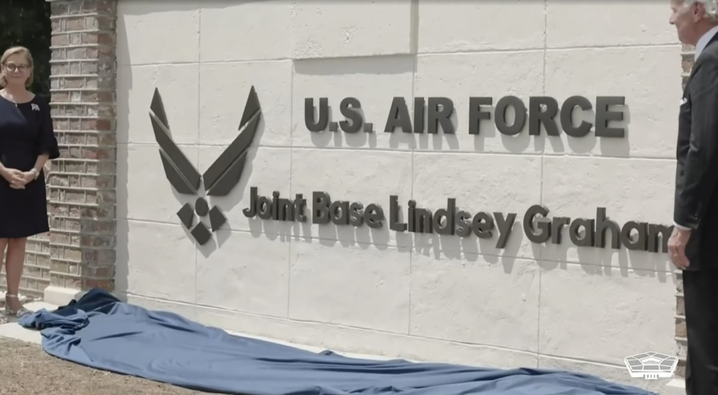 South Carolina base renamed to Joint Base Lindsey Graham