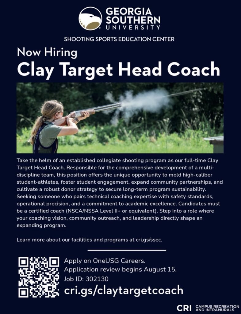 TacJobs – Clay Target Head Coach at Georgia Southern University TacJobs - Clay Target Head Coach at Georgia Southern University