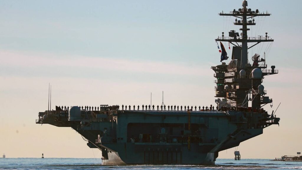 Top US Commander Visits Aircraft Carrier, Gaza Talks in Egypt and Other Mideast News Top US Commander Visits Aircraft Carrier, Gaza Talks in Egypt and Other Mideast News